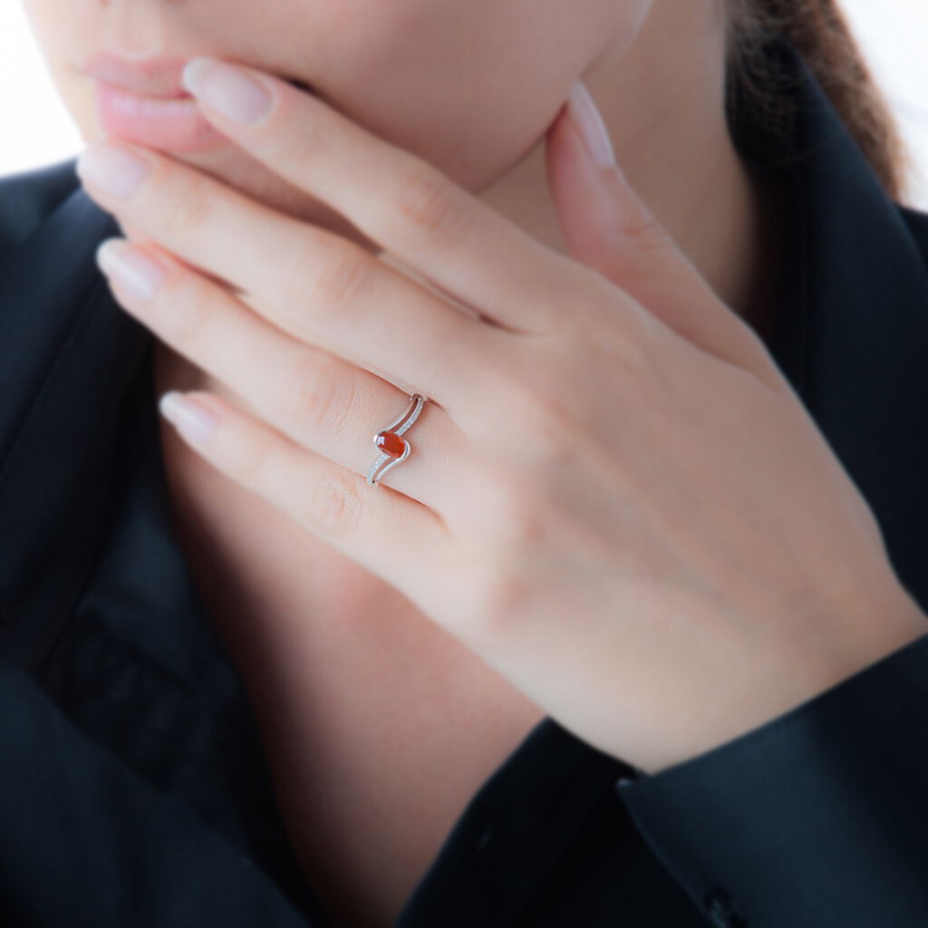 Bague Anja Or Jaune Topaze Et Diamant