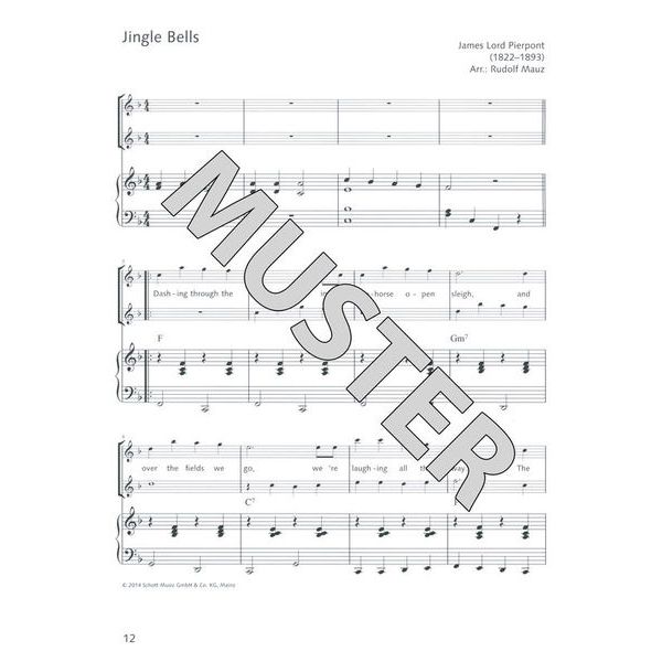 Schott Fröhliche Weihnachtslieder Fl