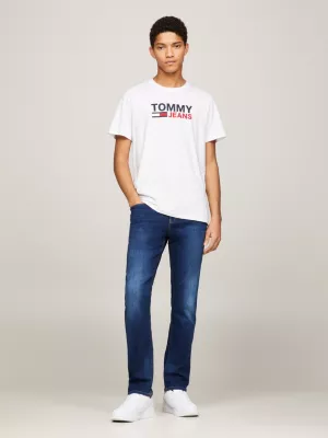 Calça jeans Ryan Relaxed Fit com efeito desbotado