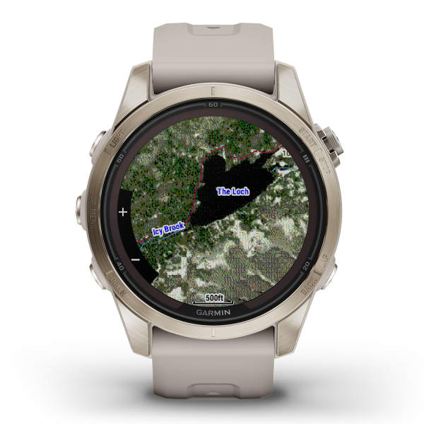 Montre cardio GPS GARMIN FENIX 7S PRO SAPPHIRE SOLAR/SOFT GOLD SS LIGHT