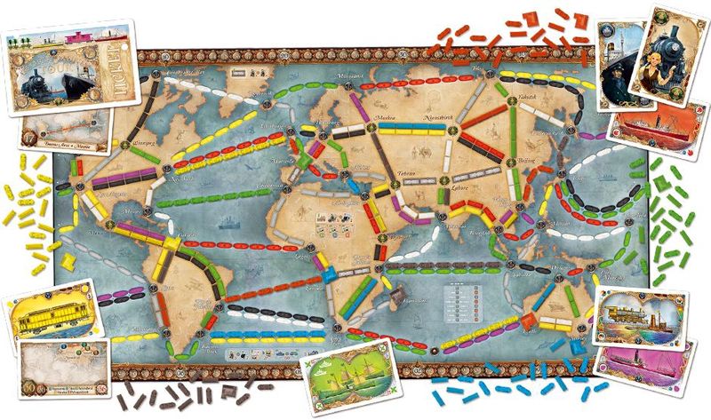 Days of Wonder - Ticket to Ride Rails & Sails - Nederlandstalig Bordspel