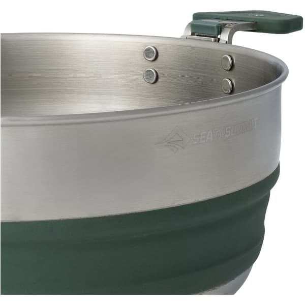 Popote randonnée SEA TO SUMMIT DETOUR STAINLESS STEEL COLLAPSIBLE POURING POT 3L GREEN