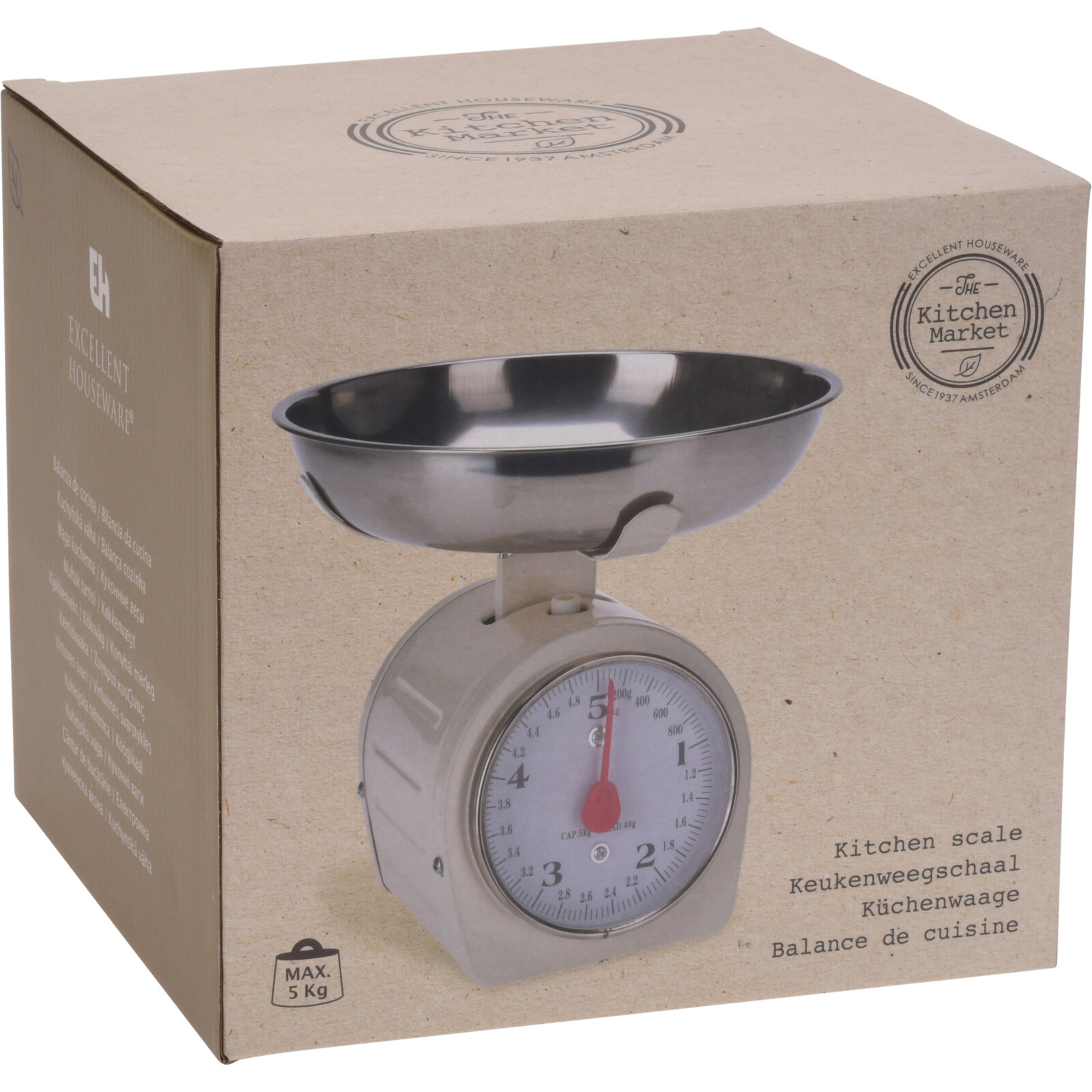 Küchenwaage - creme - bis 5 kg