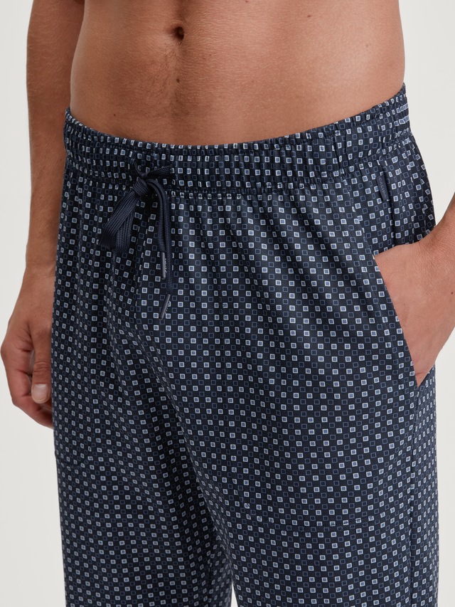 CALIDA Pyjamahose »Remix Basic Sleep«  lockerer gerader Schnitt, Gummibund, Seitentaschen, Single Jersey