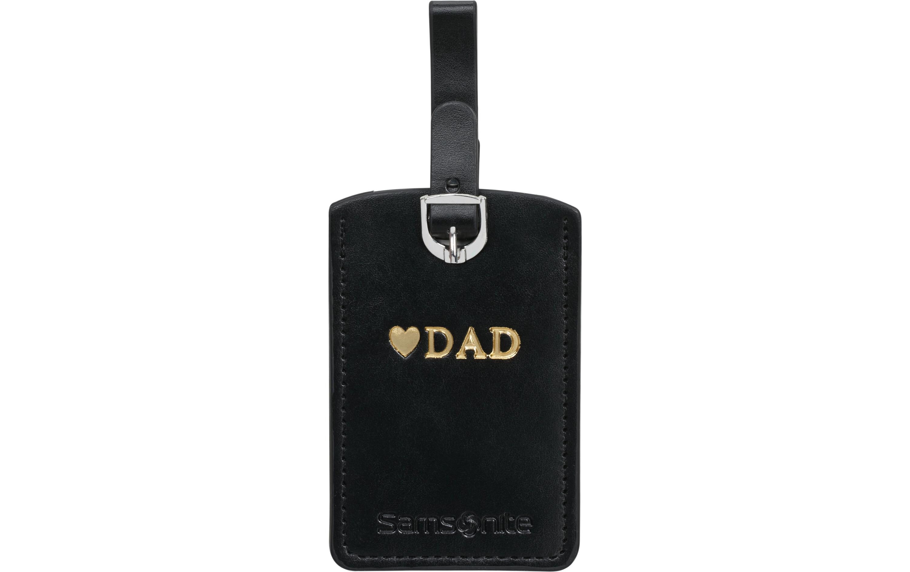 G.T. Rectangle Luggage Tag 2 Stück, SchwarzGepäckanhänger