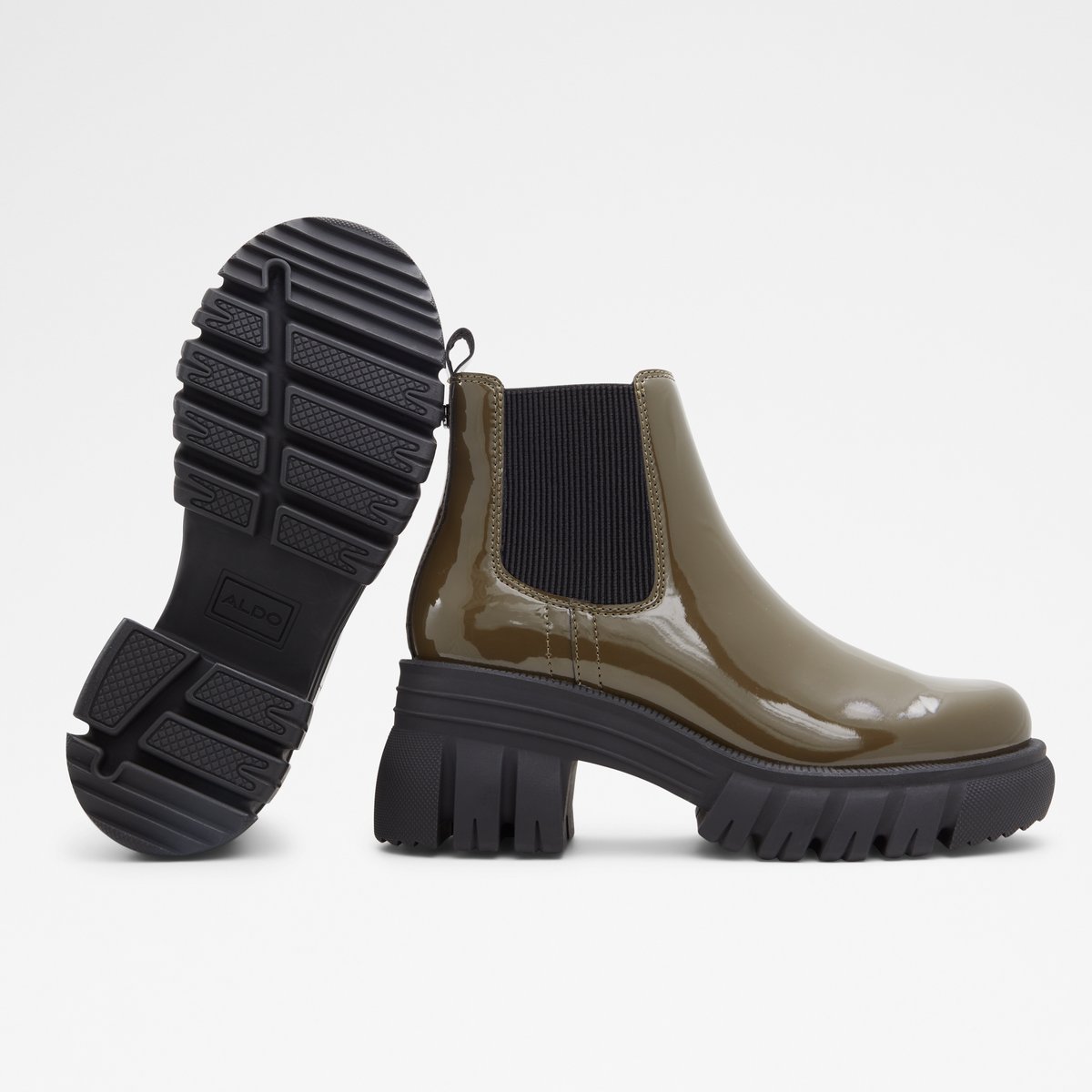 Fairlane Khaki Women Chelsea boots