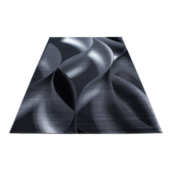 Modern vloerkleed - Plus Zwart 8008 | Ruim assortiment