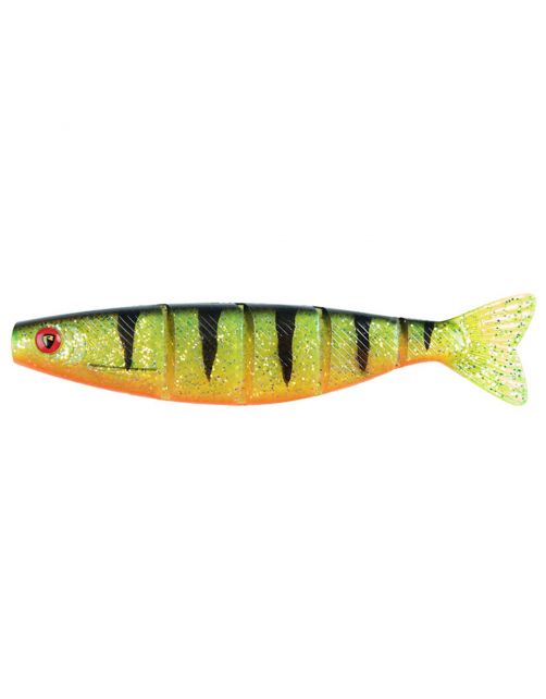 Fox Rage Pro Shad Jointed 18cm\/7 Inch Uv Perch X 15pcs - Softbait -