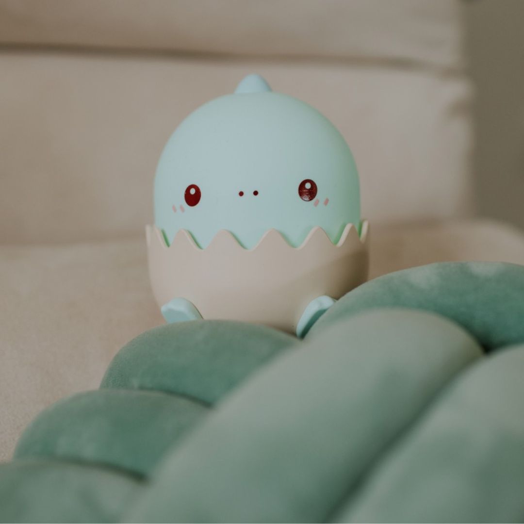 Mary's nachtlampje baby dino - blauw