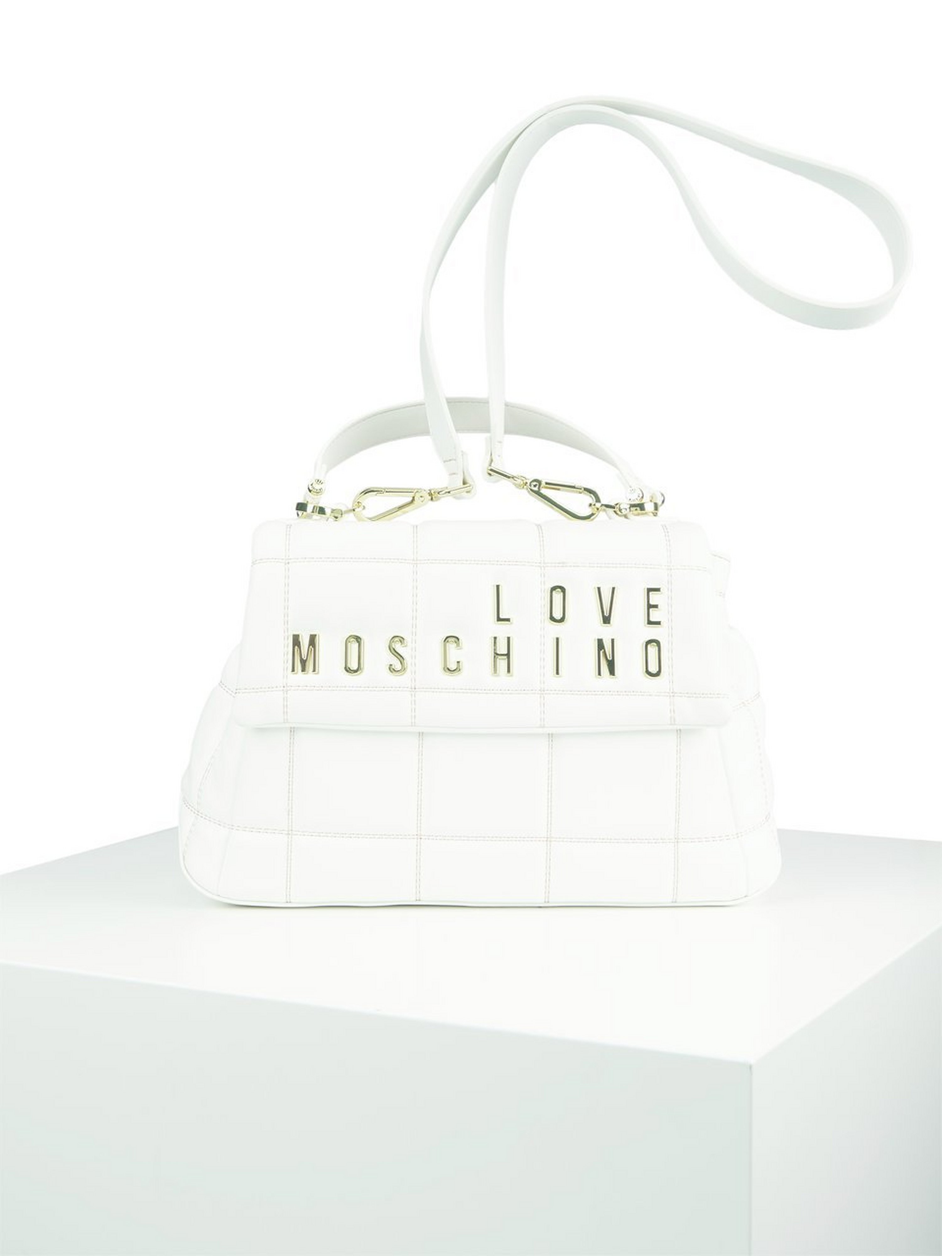 Handtasche in gesteppter Optik