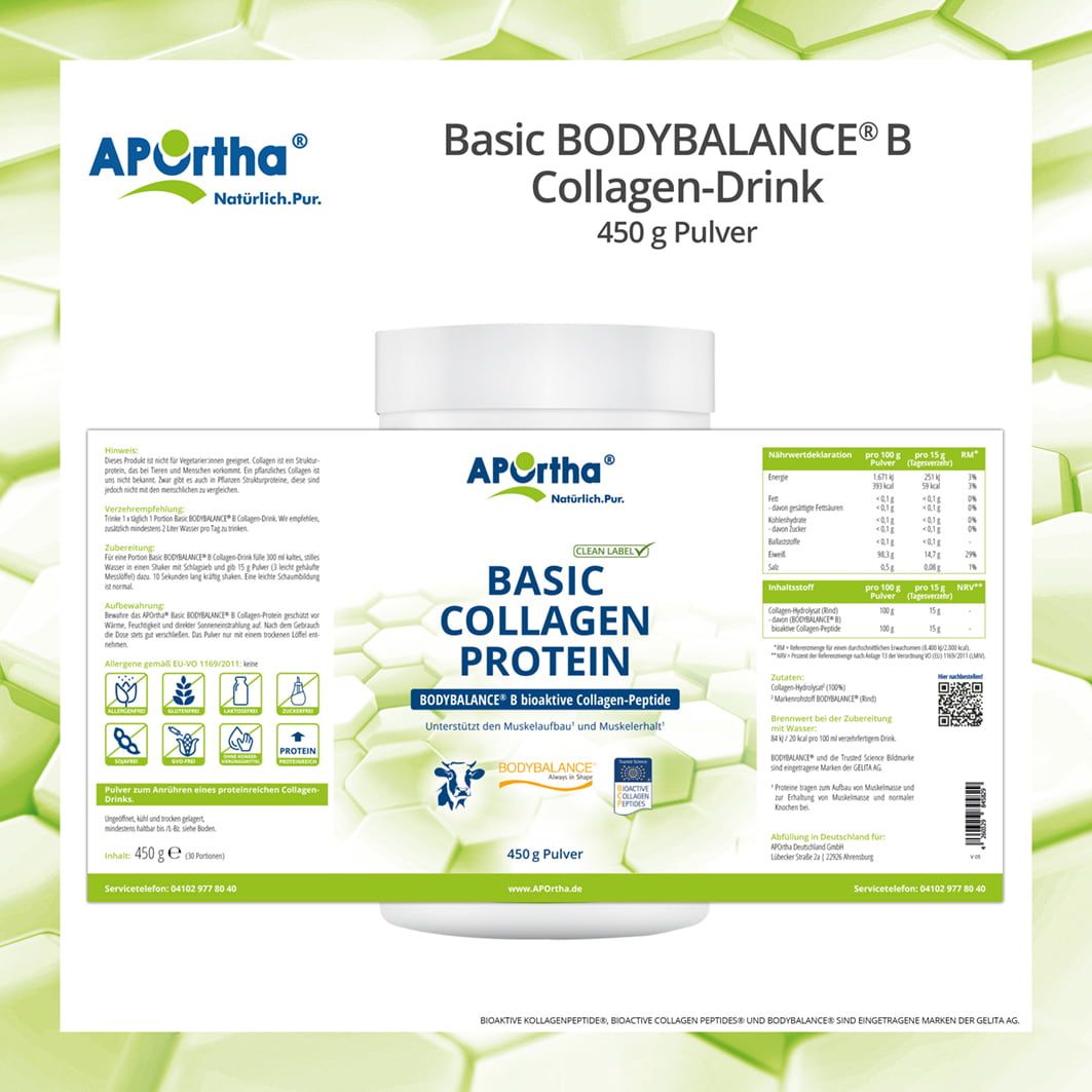 APOrtha® Basic BODYBALANCE® B (Rind) Collagen-Drink