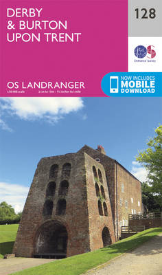 Derby & Burton Upon Trent - OS Landranger Map 128 (Sheet map, folded)
