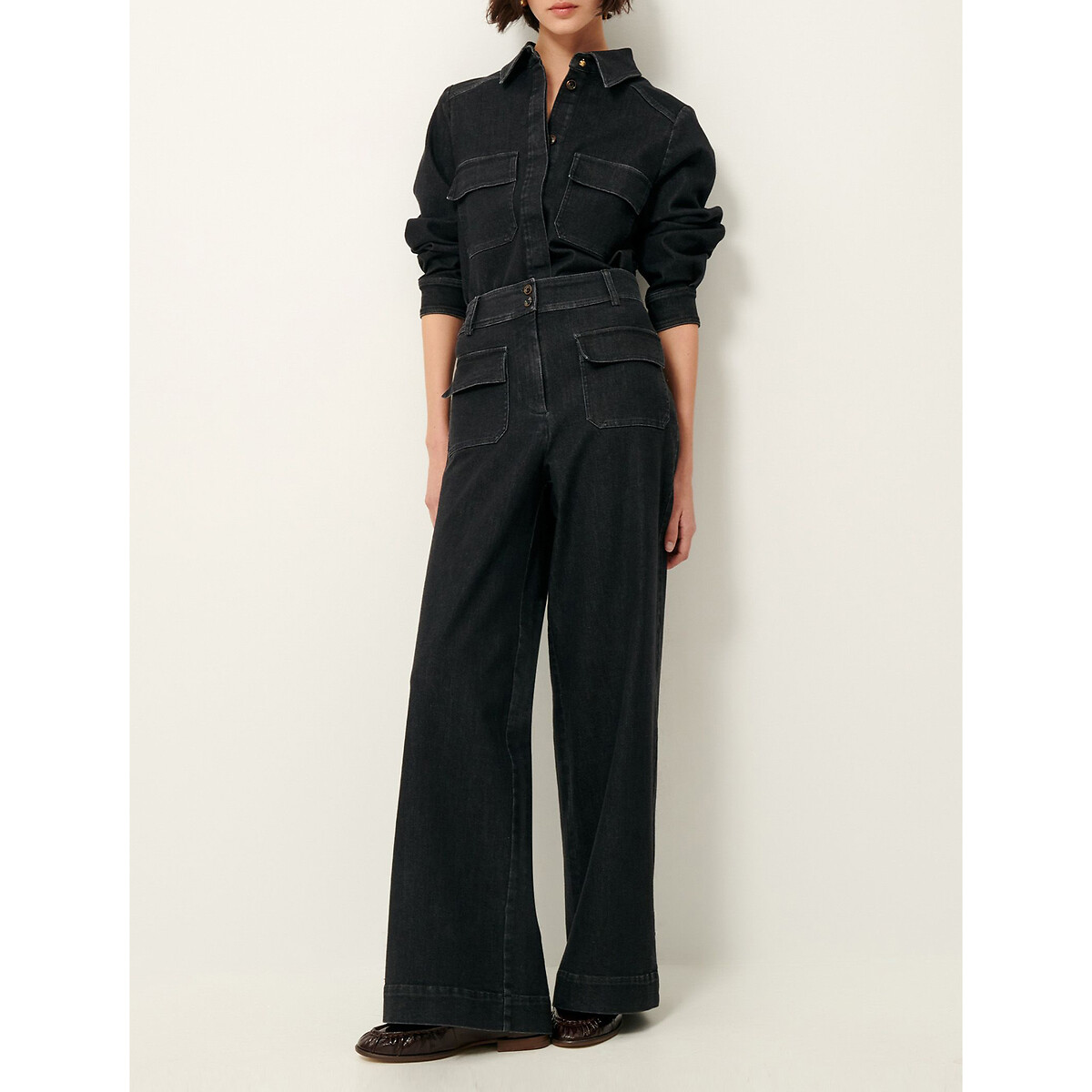 SESSUN<br>Camisa jeans grossa Guggen