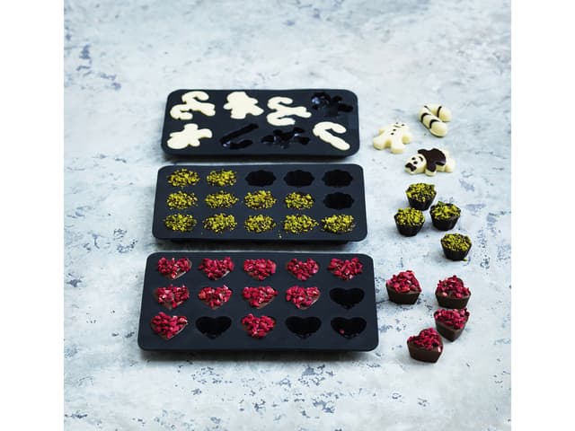 Blomsterbergs Chokoladeform 3 dele Grå