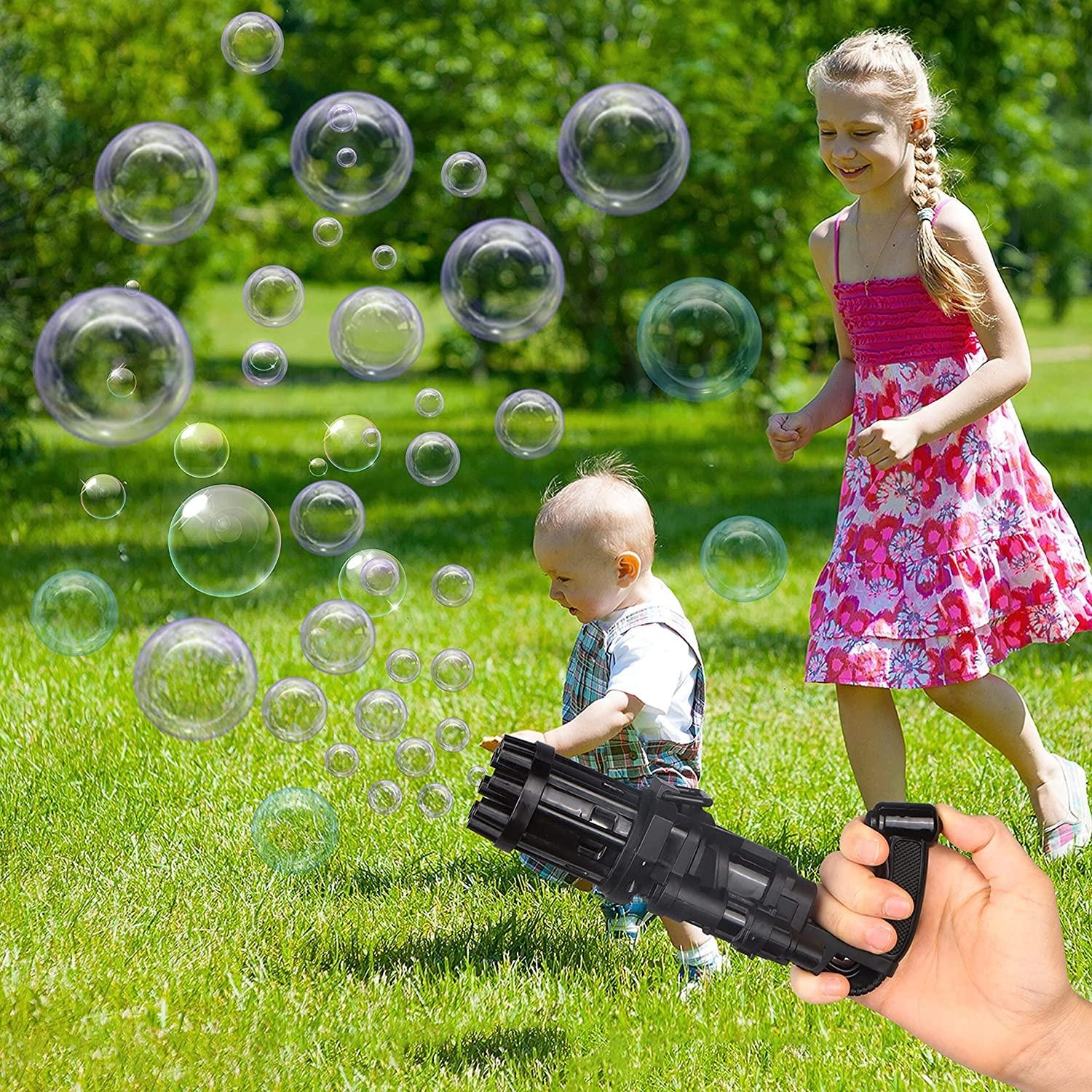Automatischer Mini Bubble Maker Hand Seifenblasen Maschine (Batteriebetrieben) - Schwarz