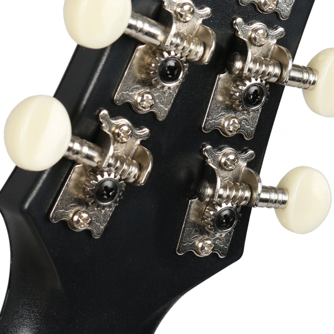 Korala PUG-40-BK polycarbonaat guitarlele zwart