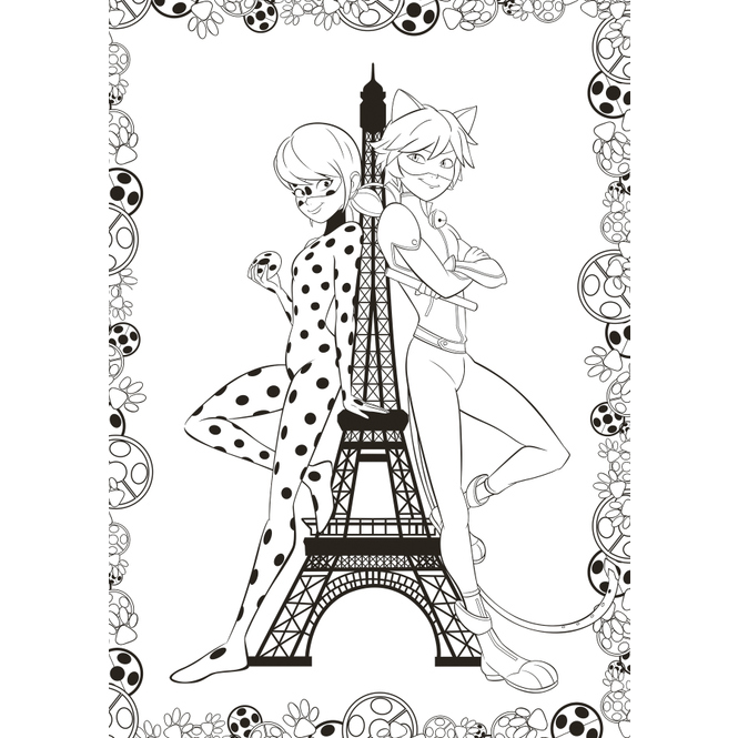 Miraculous - Superhelden Power - Malbuch