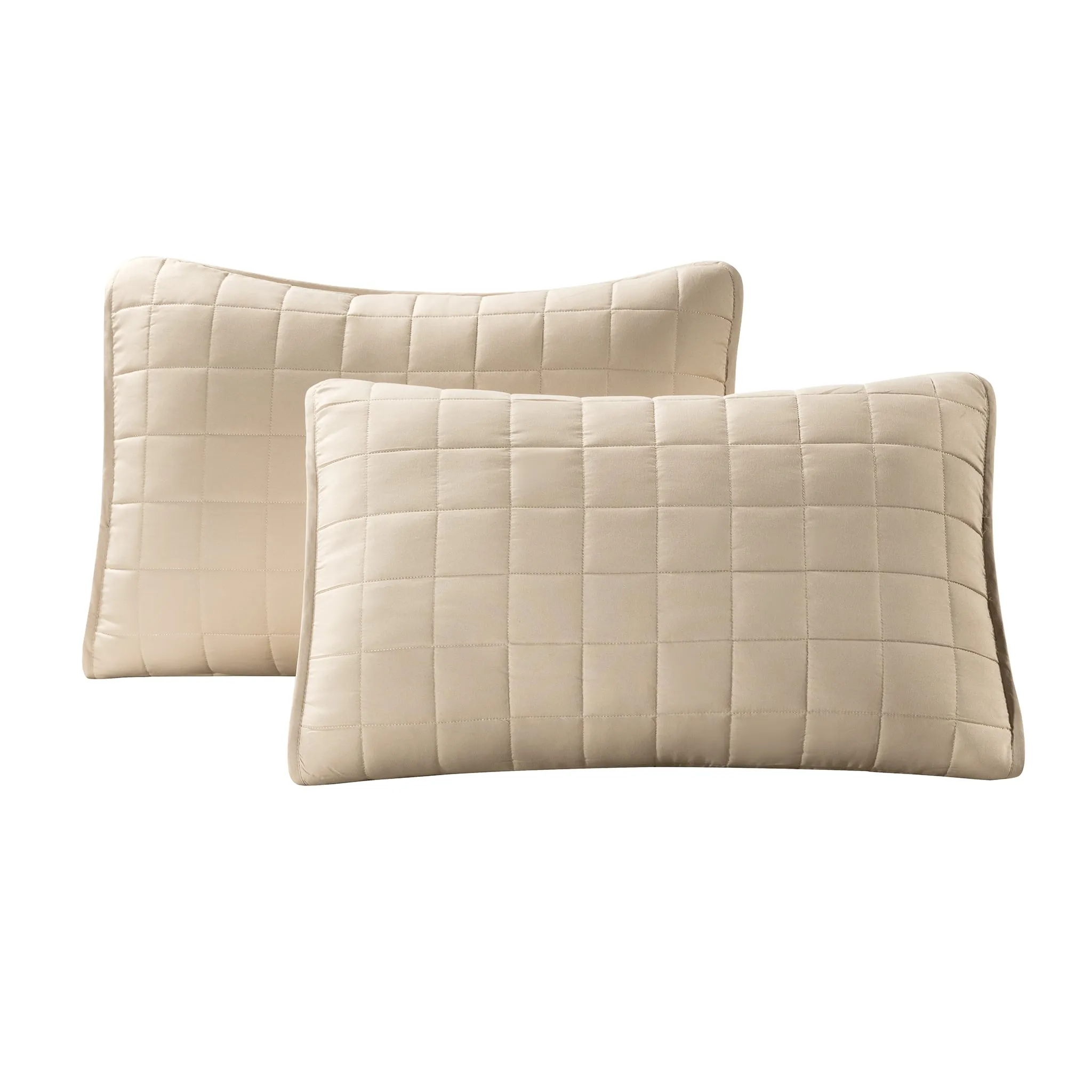 Origami Maison Courtepointe Lit Simple - Beige