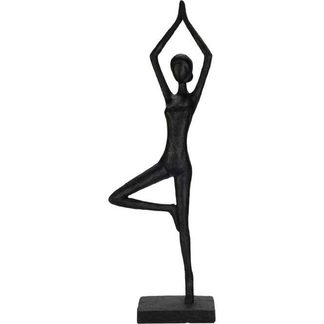 Yogafigur - Frau - ca. 12 x 7 x 40 cm - 1 Stück