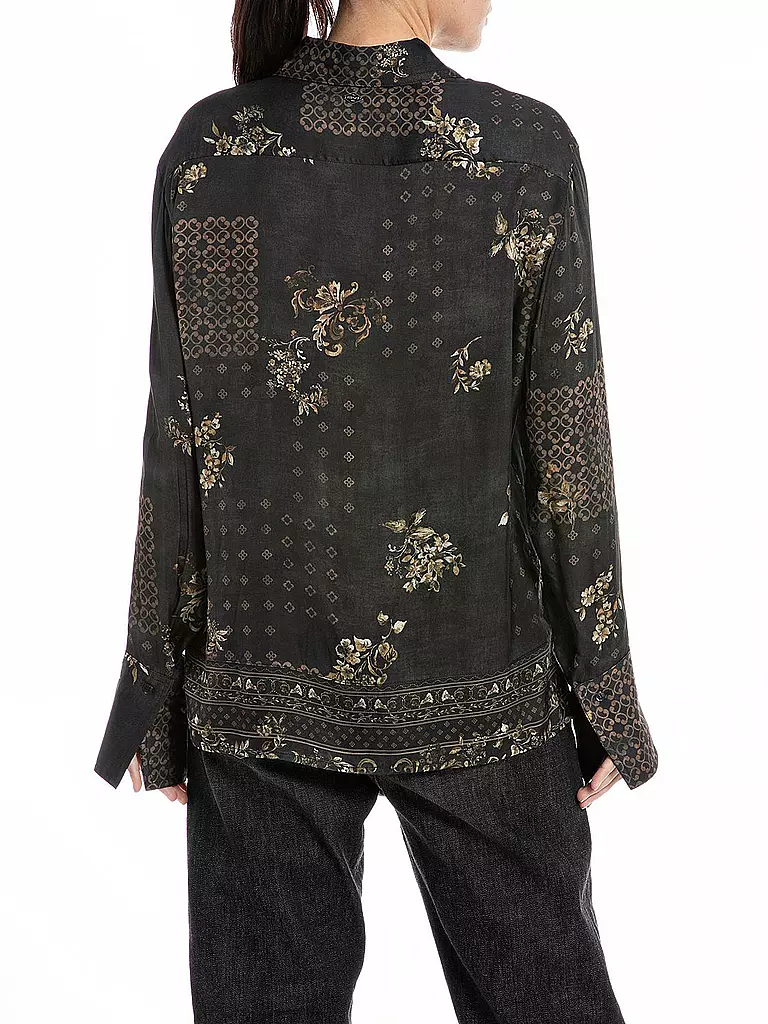 REPLAY Bluse schwarz