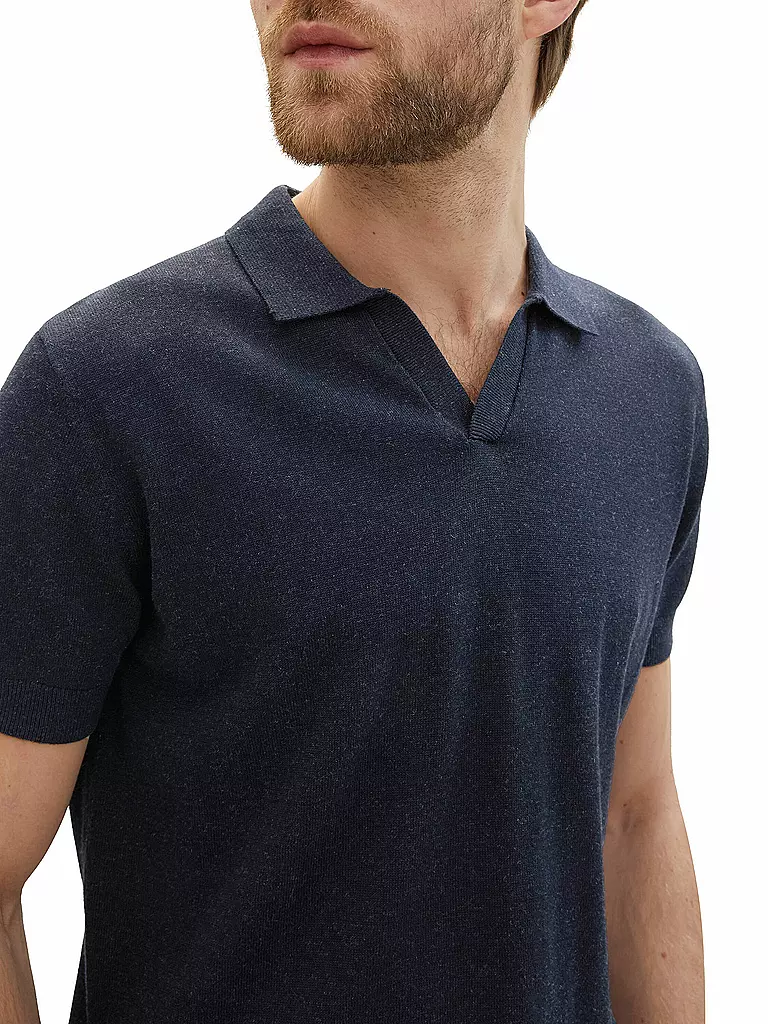 TOM TAILOR Poloshirt dunkelblau