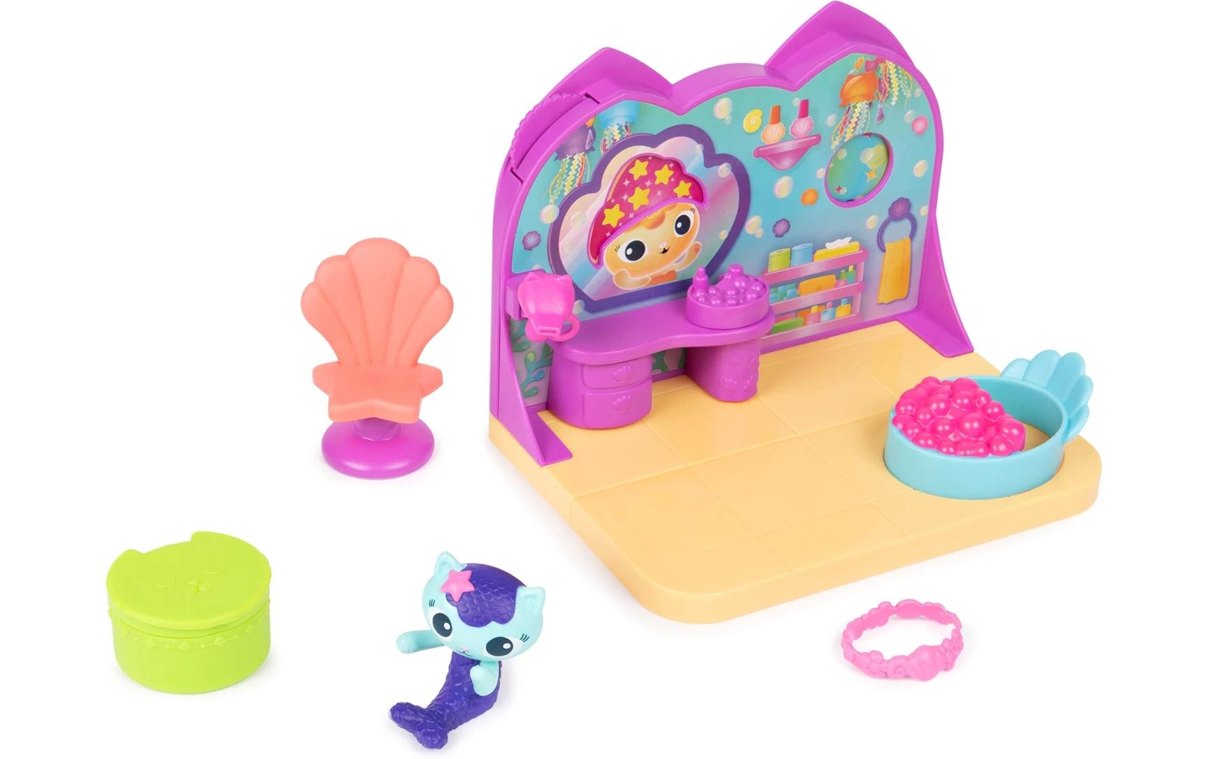 Gabby's Dollhouse Deluxe Room MerCat Spa AdventuresGabby's Dollhouse-Spielzeug für Kinder