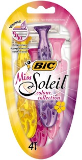 Bic Miss Soleil Colour Collection Wegwerpscheermesjes 4ST