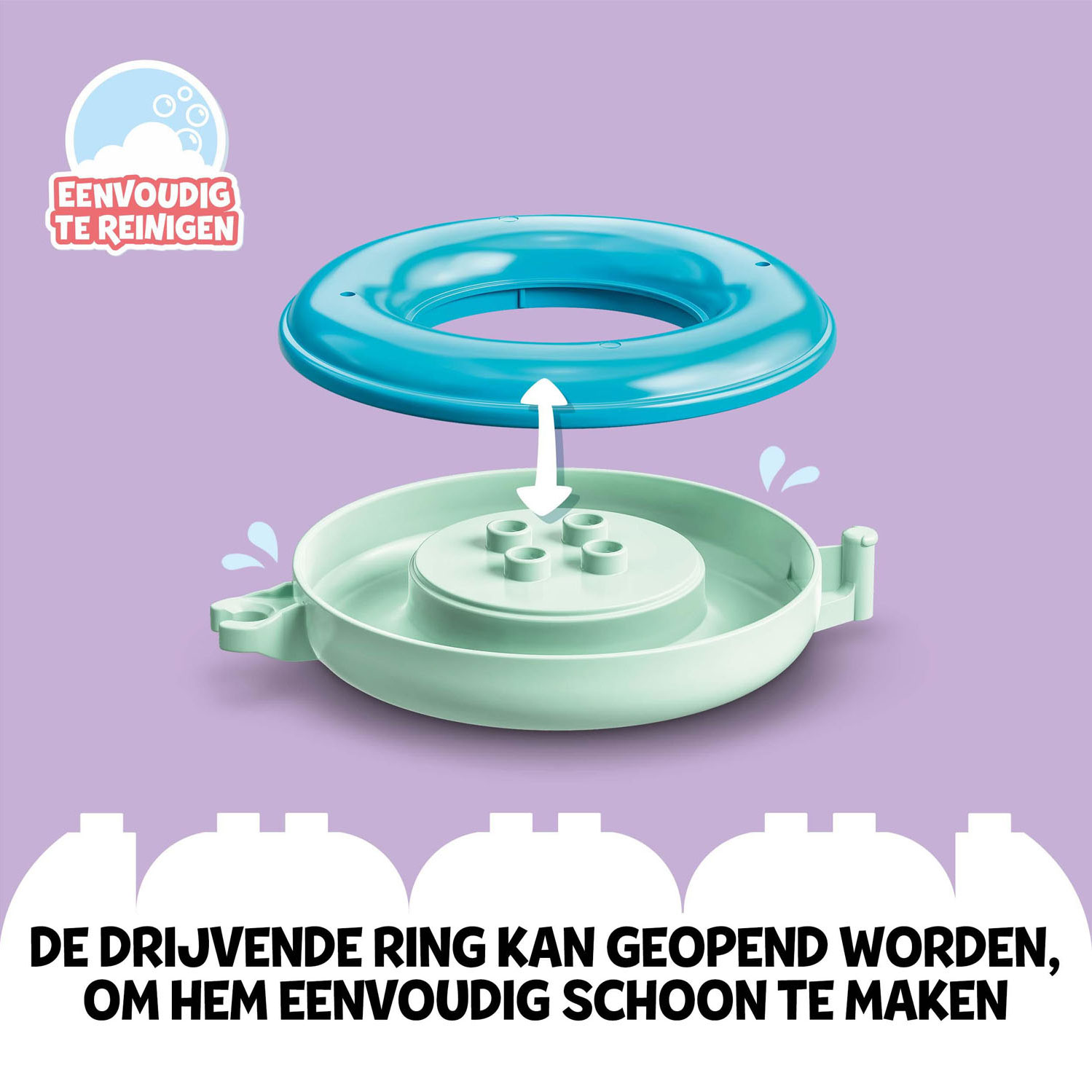 LEGO DUPLO 10965 Pret in bad: Drijvende Dierentrein