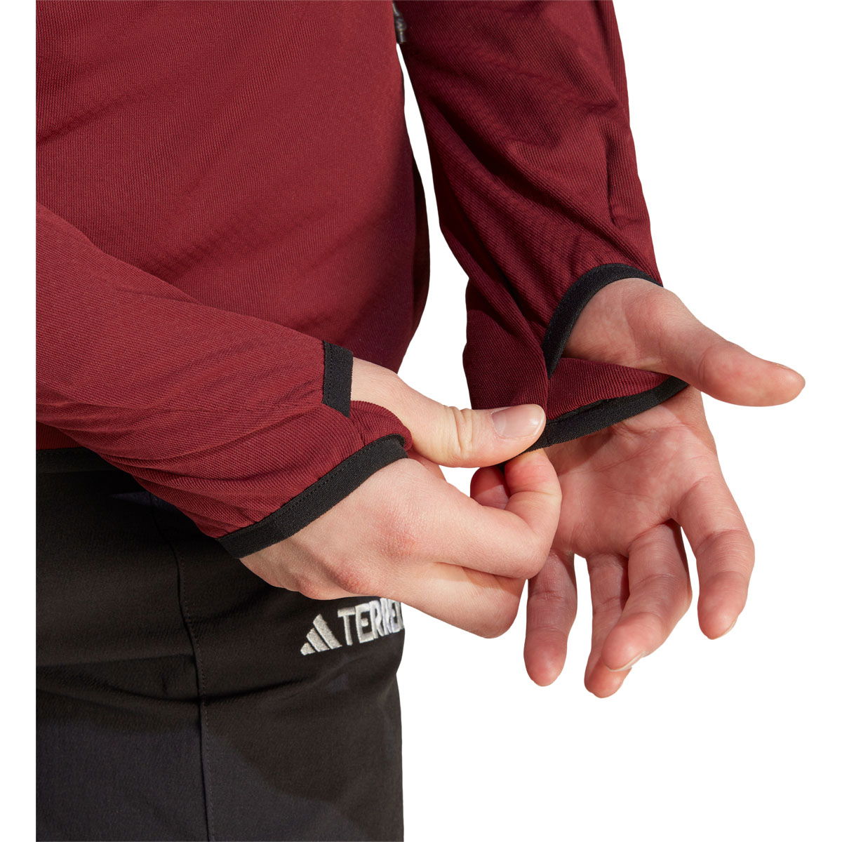 adidas Terrex Techrock Ultralight 1/2 Zip Fleece Hættetrøje Dame
