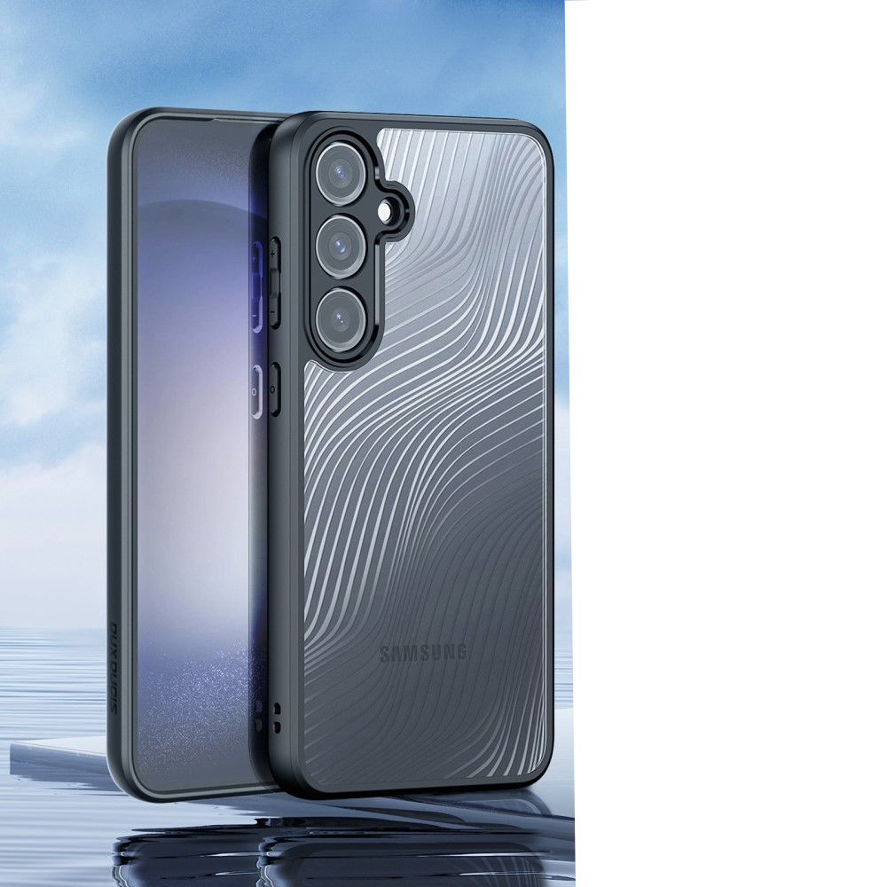 Samsung Galaxy S24  Plus Hybrid Hülle TPU Bumper   Kunststoff Rückseite   Kameraschutz - Schwarz / Transparent