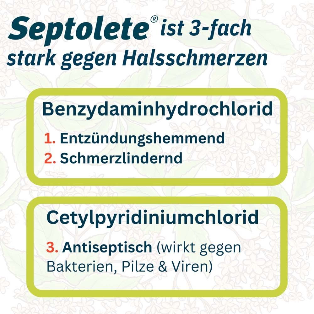 Septolete Zitrone-Holunder: Die innovative Lösung bei Halsschmerzen