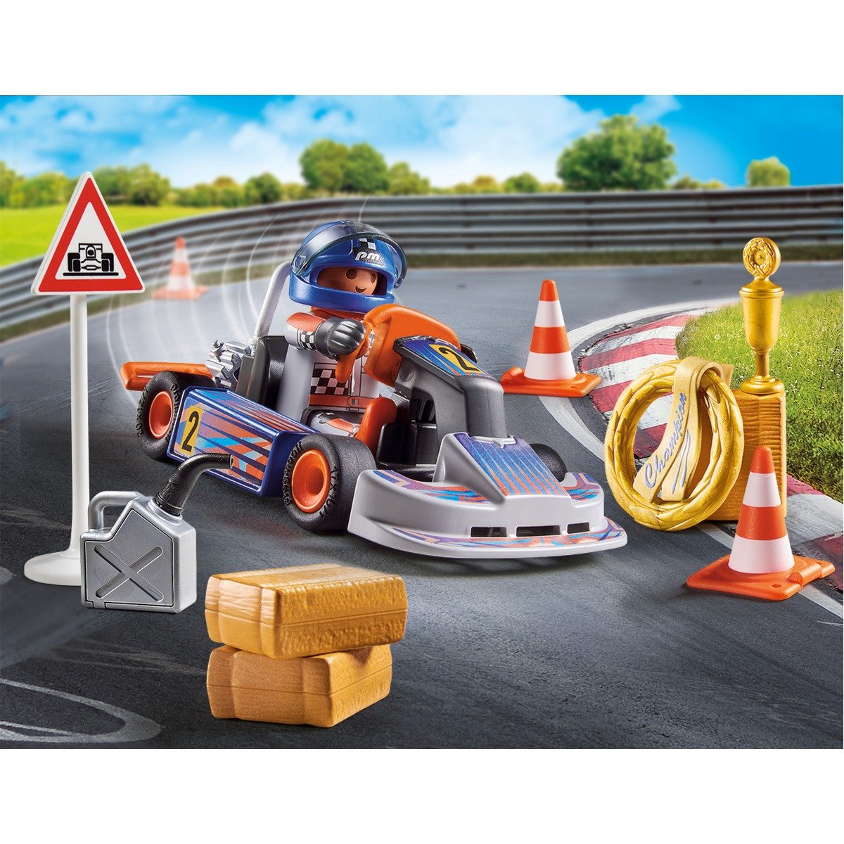 Pilote de Kart Playmobil Sport et Action 71187