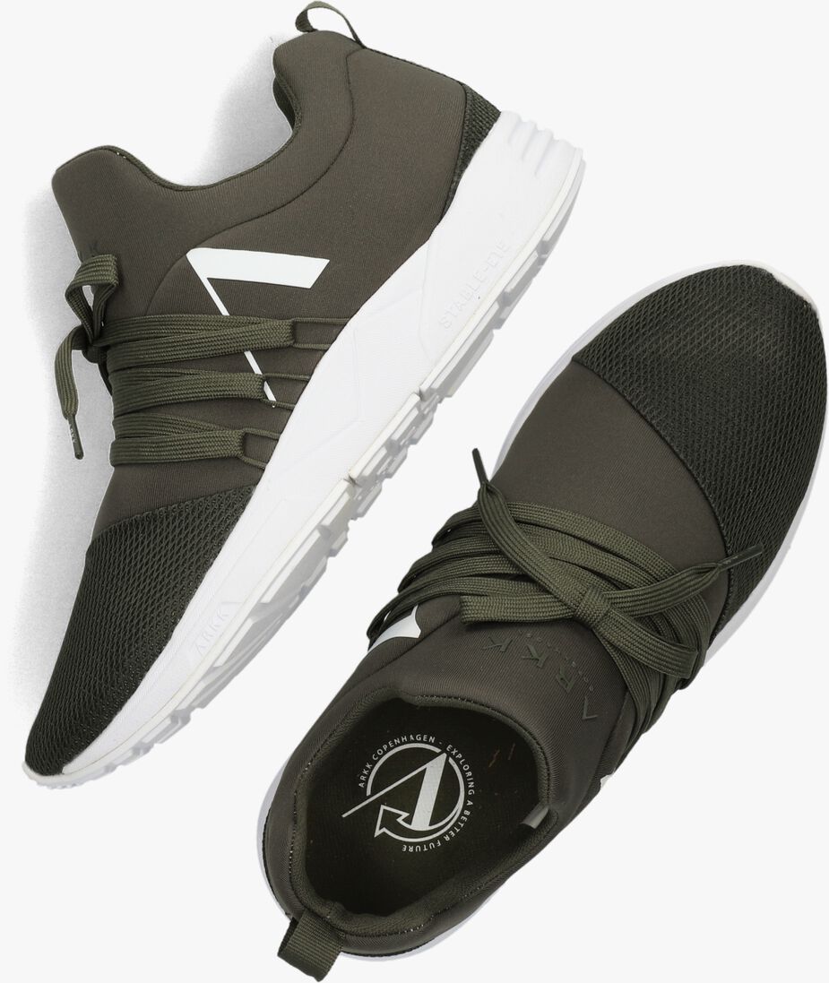 ARKK COPENHAGEN groene arkk copenhagen lage sneakers raven-w