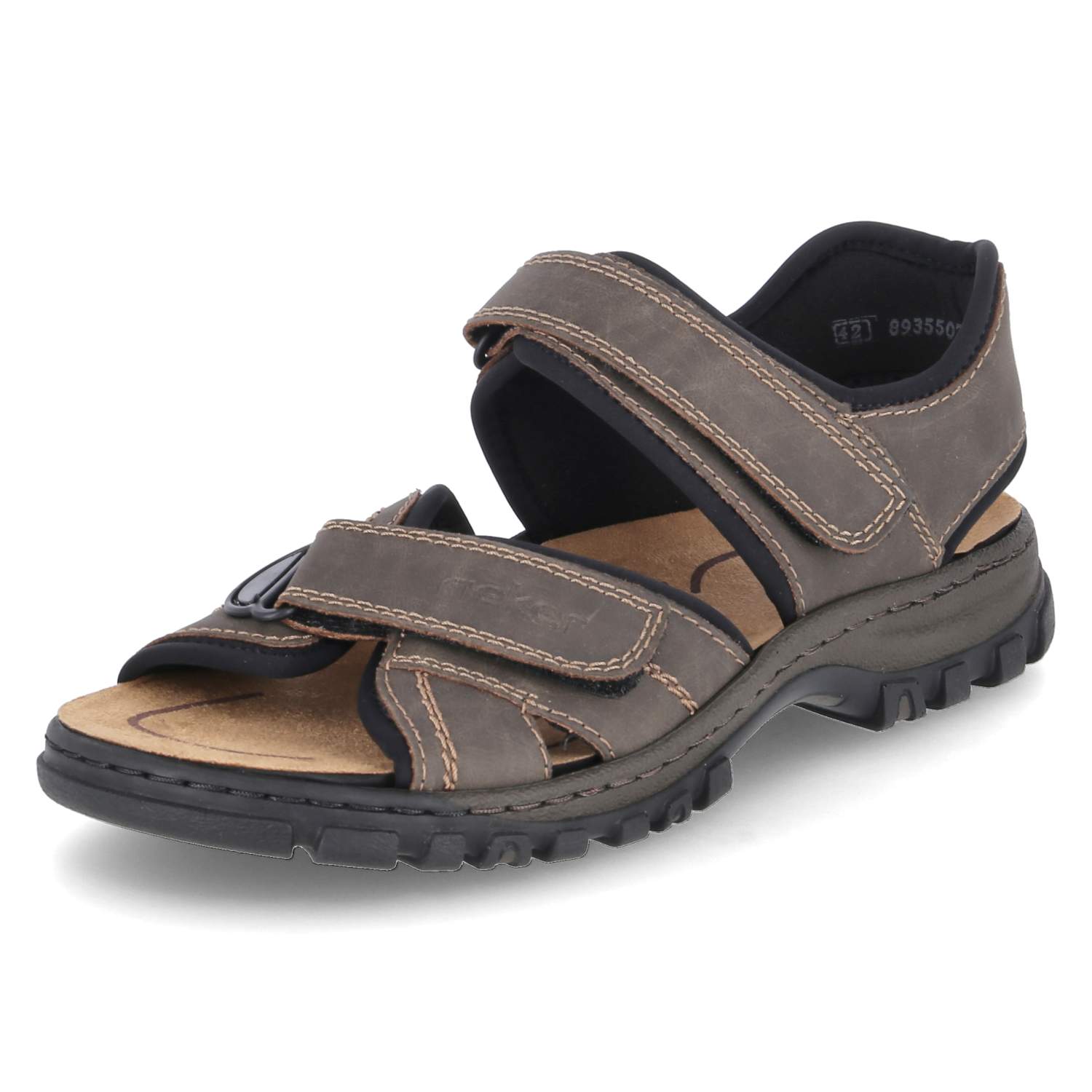Rieker Sandalen - tabak/schwarz