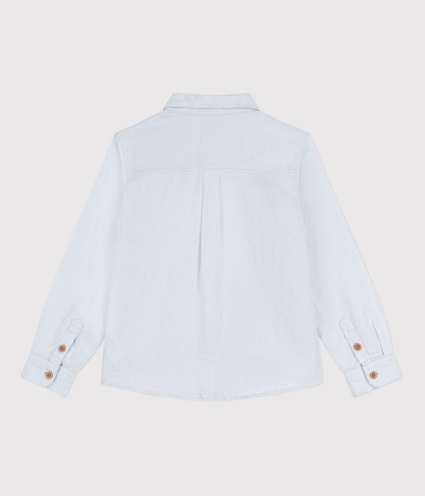 Chemise à manches longues en lin enfant garçon