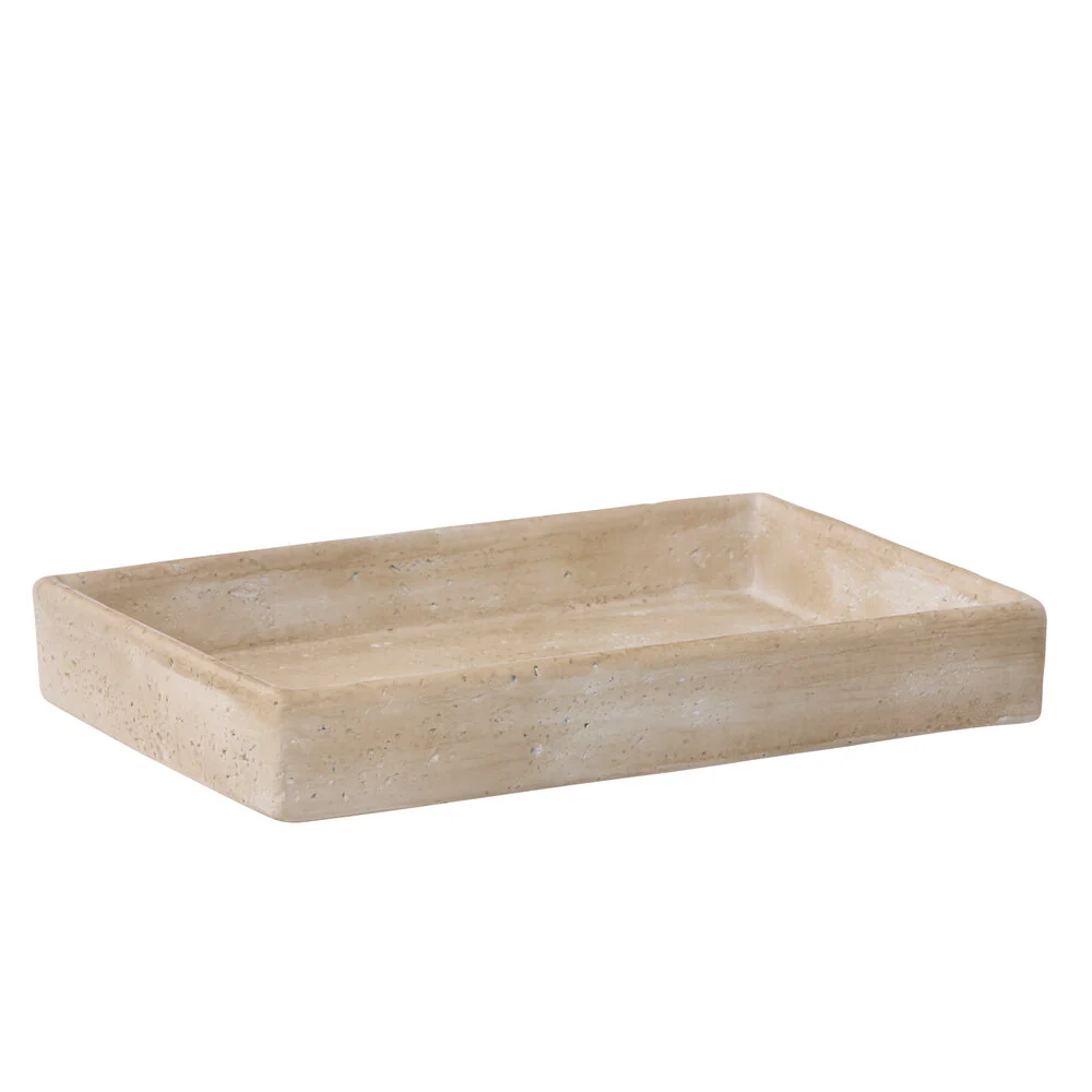 Bahne Interior  Aflang bakke, beige - 20x30cm