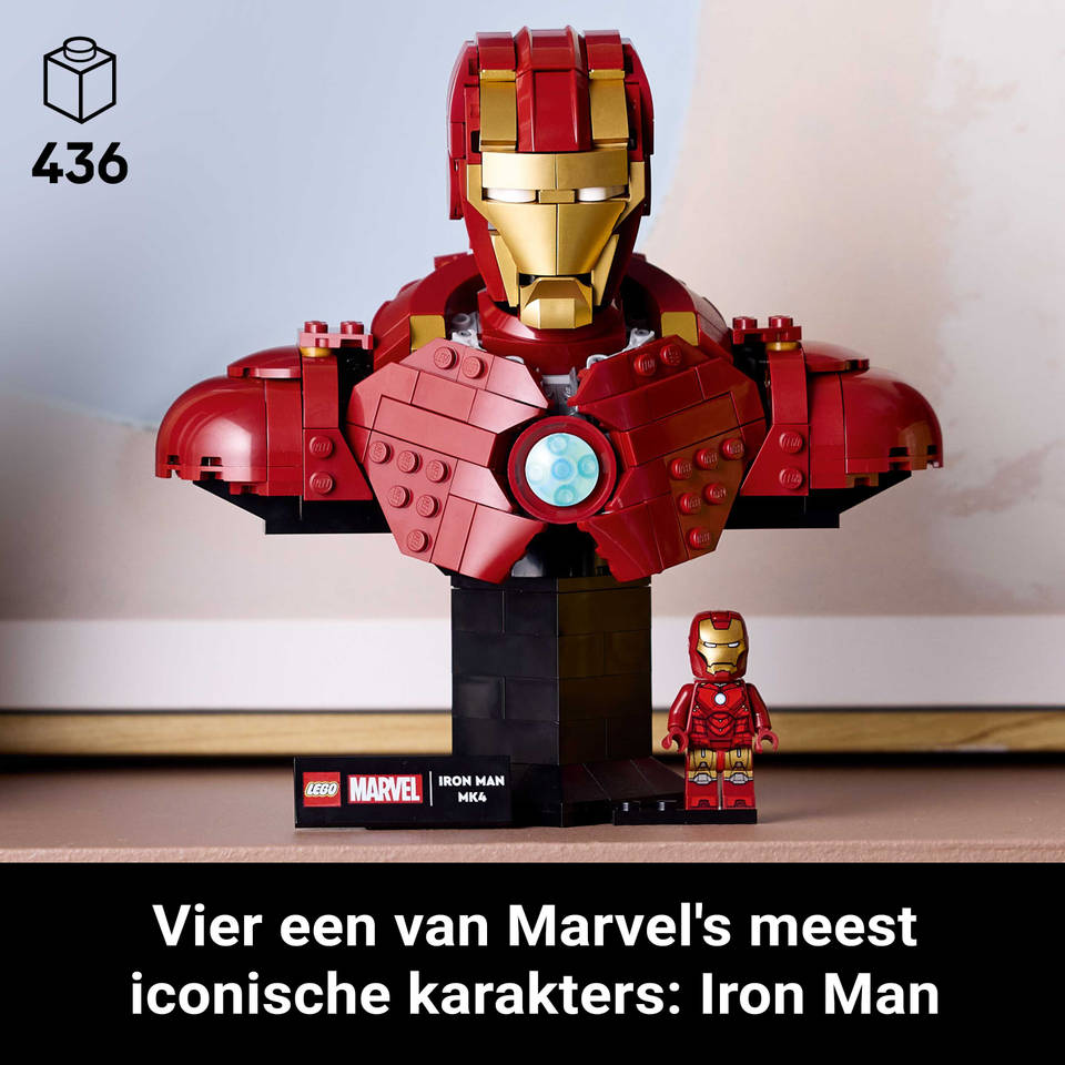 LEGO Marvel Iron Man MK4 buste 76327