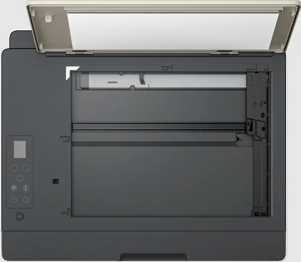 HP Smart Tank 5107 All-in-One - Multifunktionsprinter - farve - blækprinter - kan genopfyldes - Legal (216 x 356 mm) (original) - A4/Legal (medie) - op til 10 spm (kopiering) - op til 12 spm (udskriver) - 100 ark - USB 2.0, Wi-Fi(n), Bluetooth