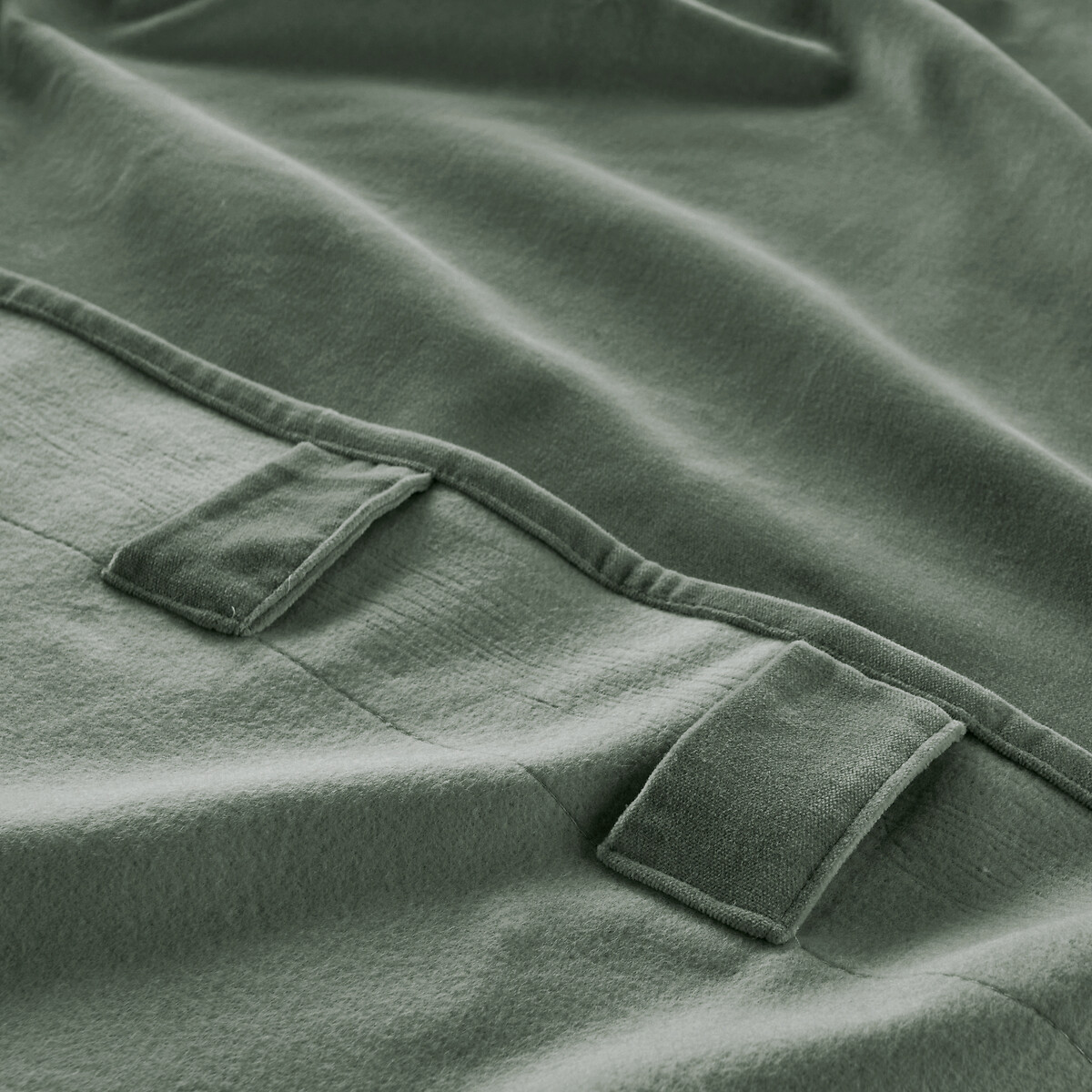 LA REDOUTE INTERIEURS<br>Cortina térmica em veludo com laços ocultos, Veludo