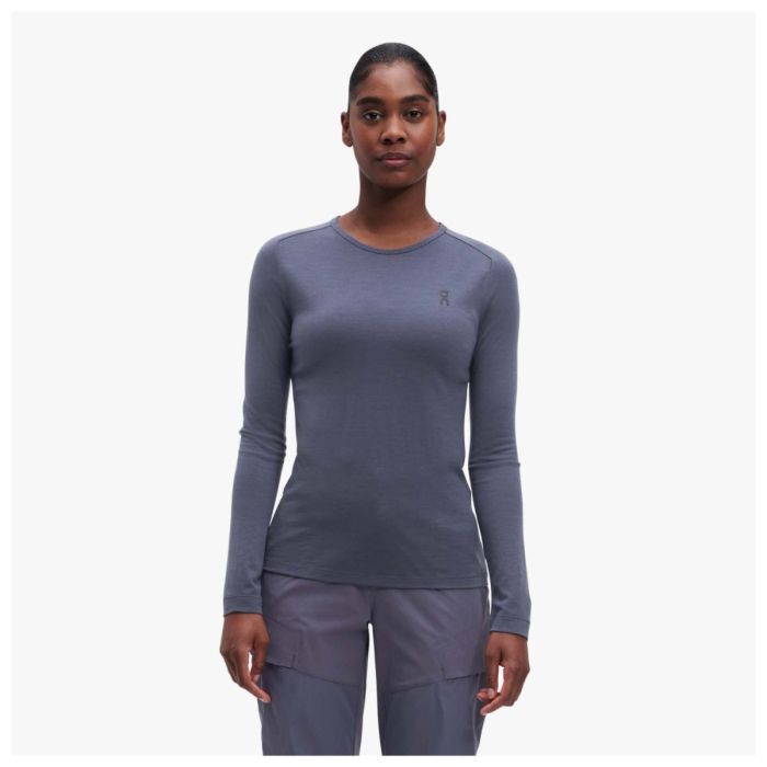 On Dame T-shirts Merino Long-T Lilla