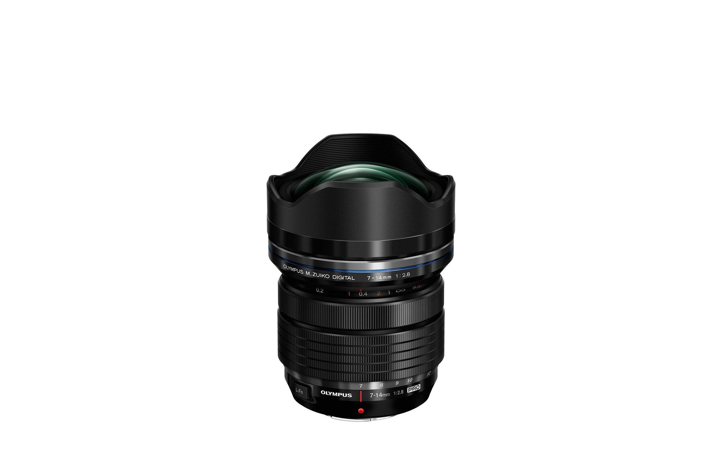 Zoomobjektiv M.Zuiko ED 7-14mm F/2.8 PRO MFT<br>Ultra-Weitwinkel Abbildungsleistung