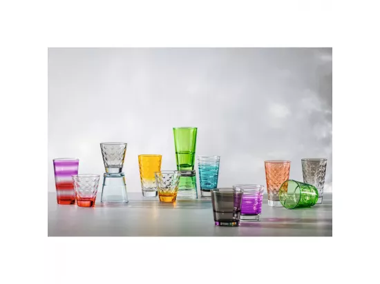 Lot de 6 verres colorés 300ml Multicolore Leonardo