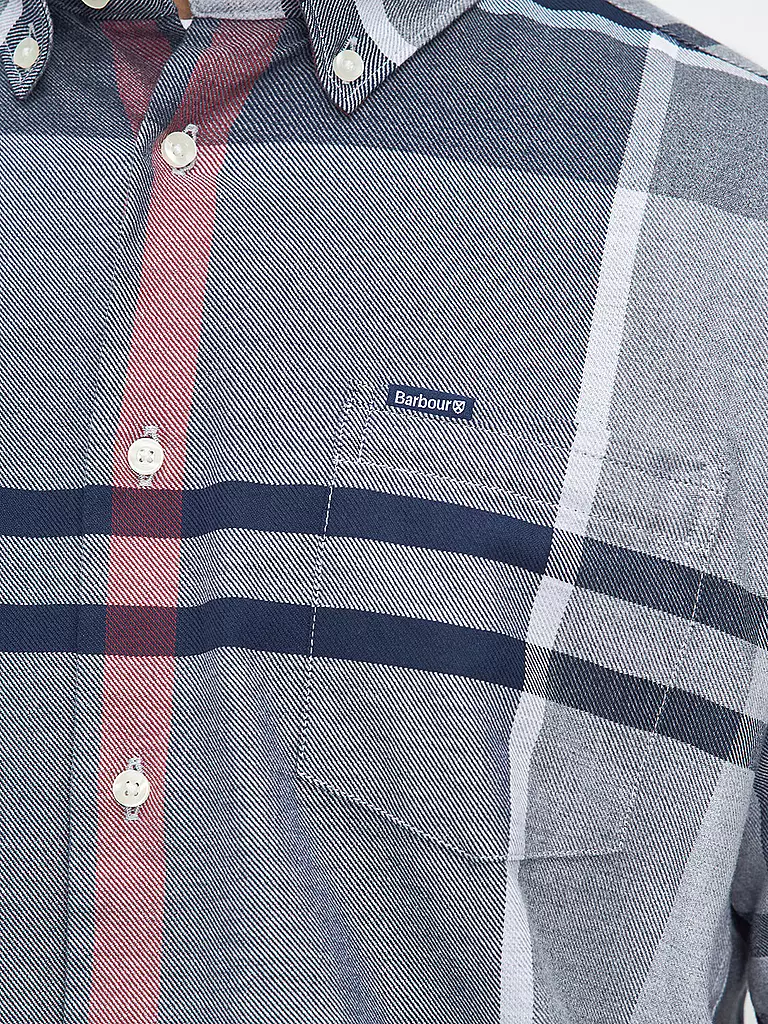 BARBOUR Hemd DUNON hellgrau