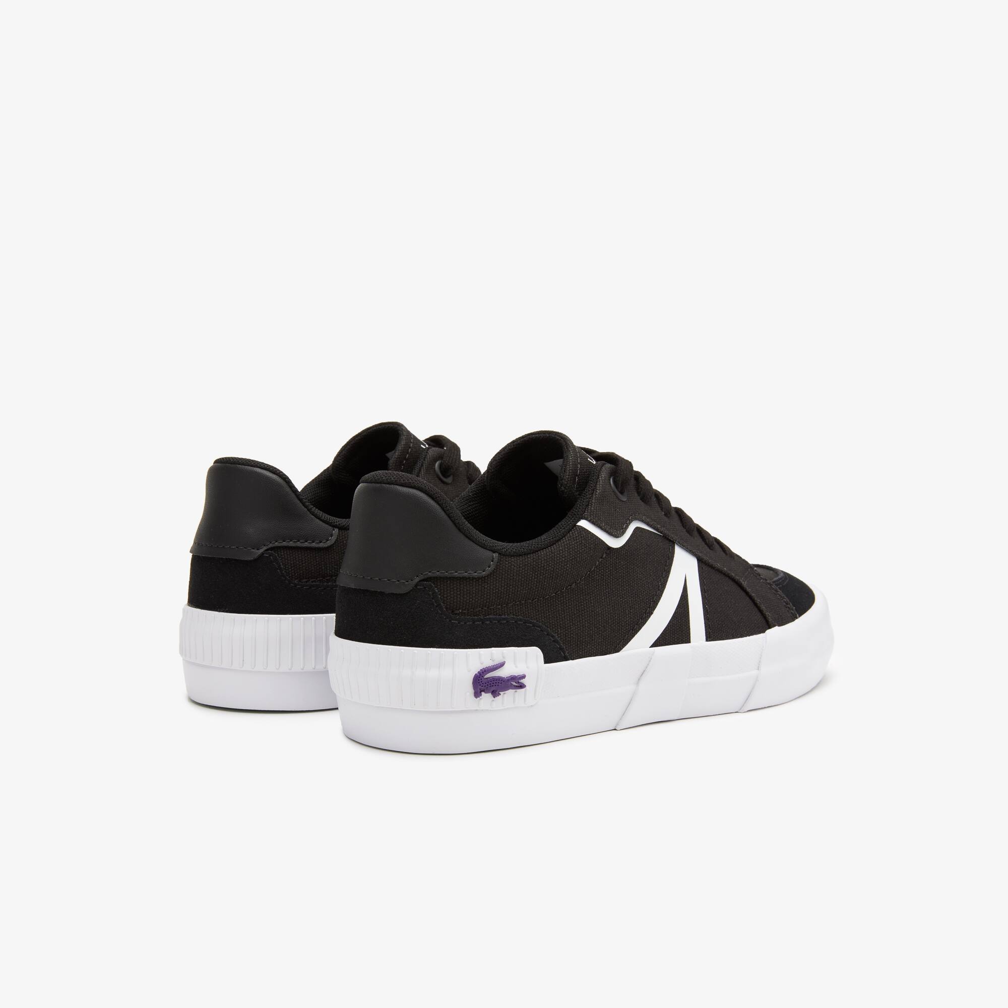 Damen-Sneakers LACOSTE L004 aus Textil mit Color-Pop Sneakers - Schwarz - Lacoste - Damen