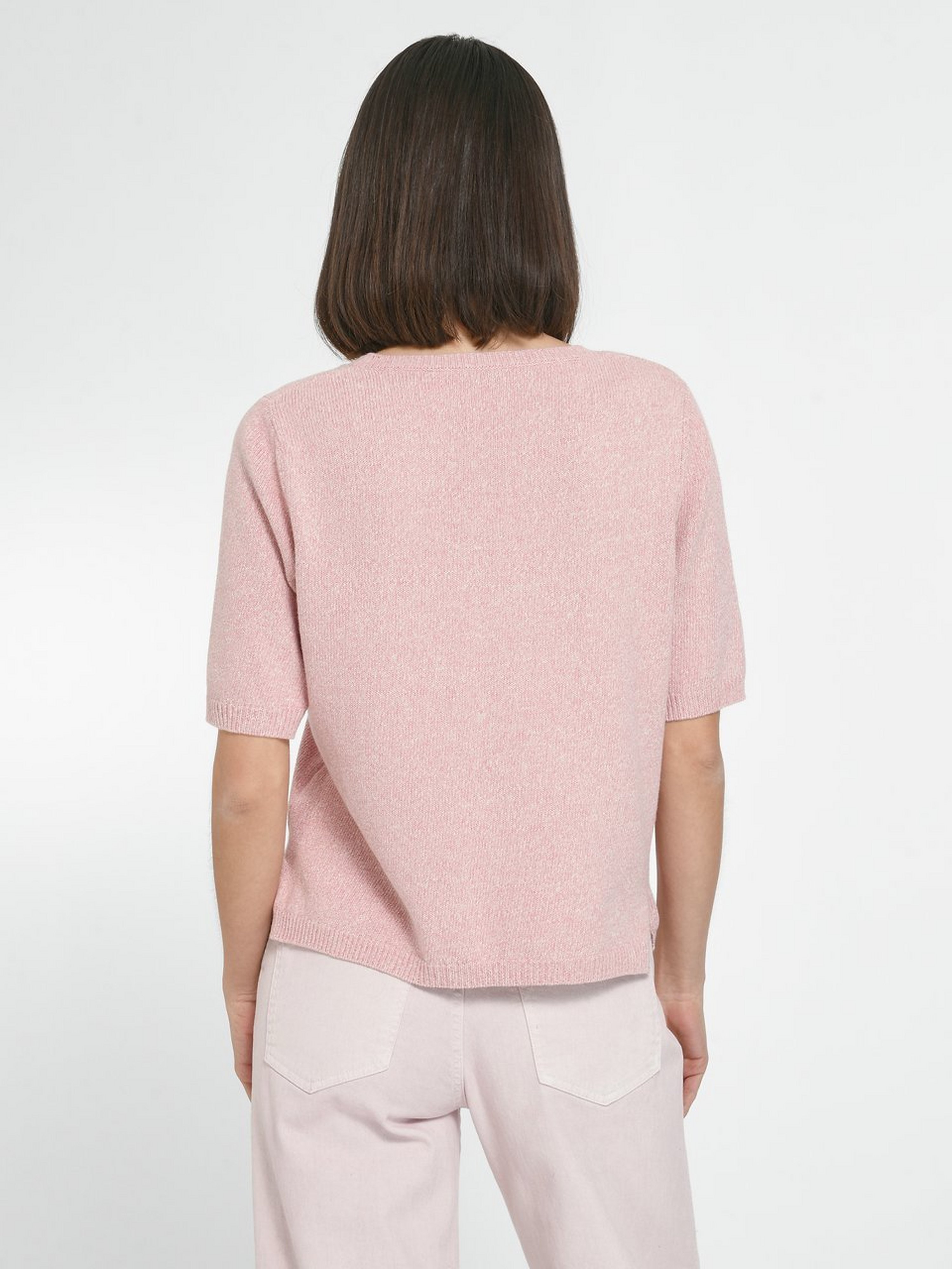 Rundhals-Pullover mit 1/2-Arm