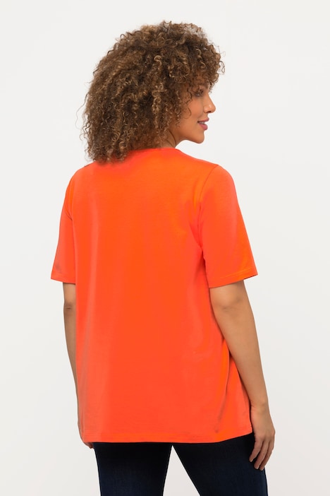 T-Shirt, A-Linie, Carree-Ausschnitt, Halbarm