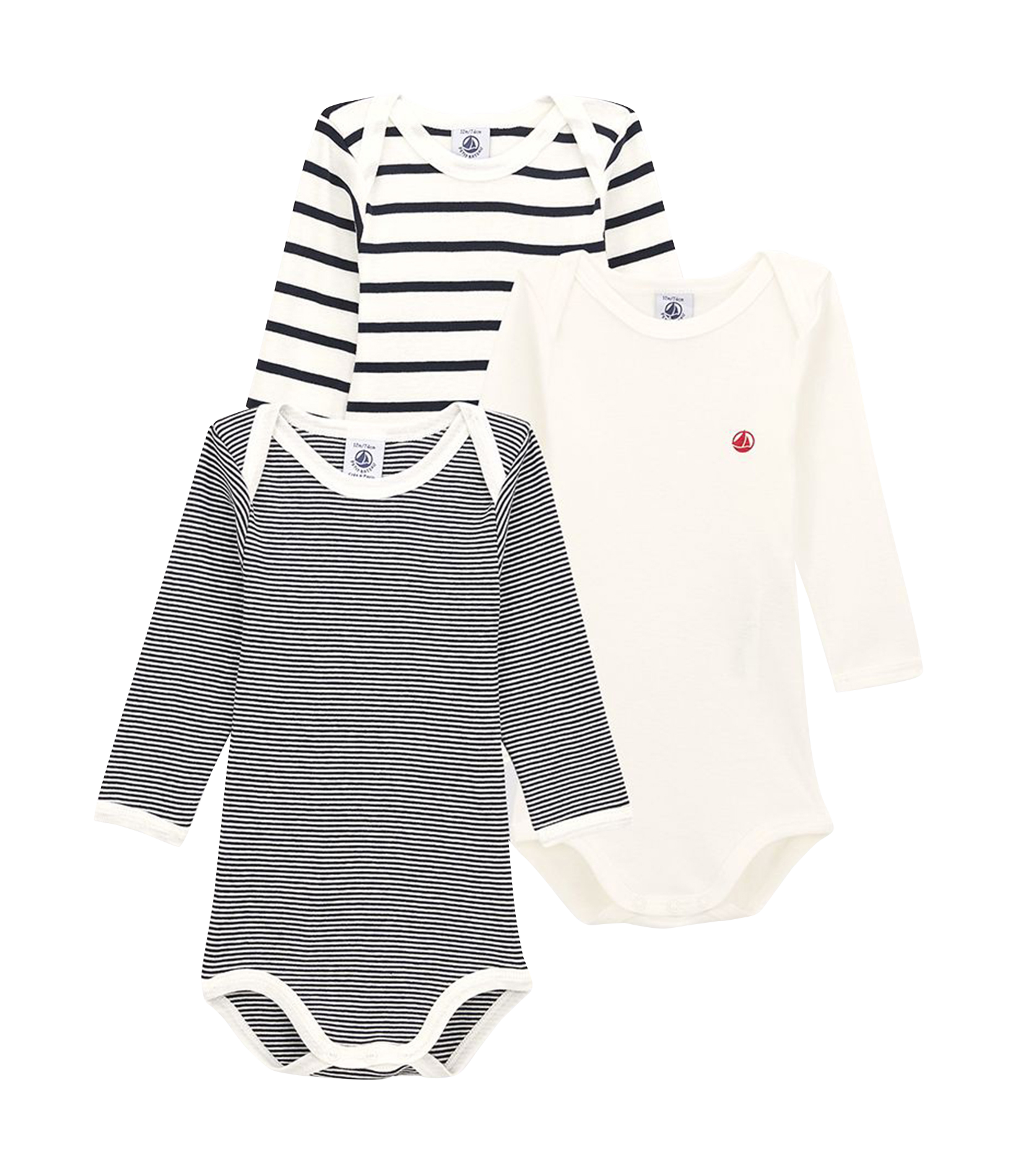 Lot de 3 bodies en coton | Multicolore