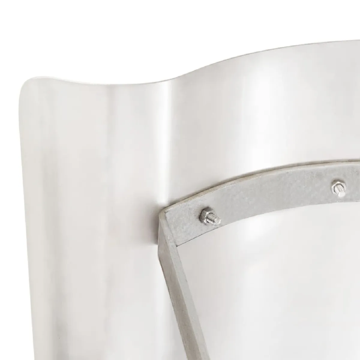 VidaXL Capot de Cheminée Inox Argenté
