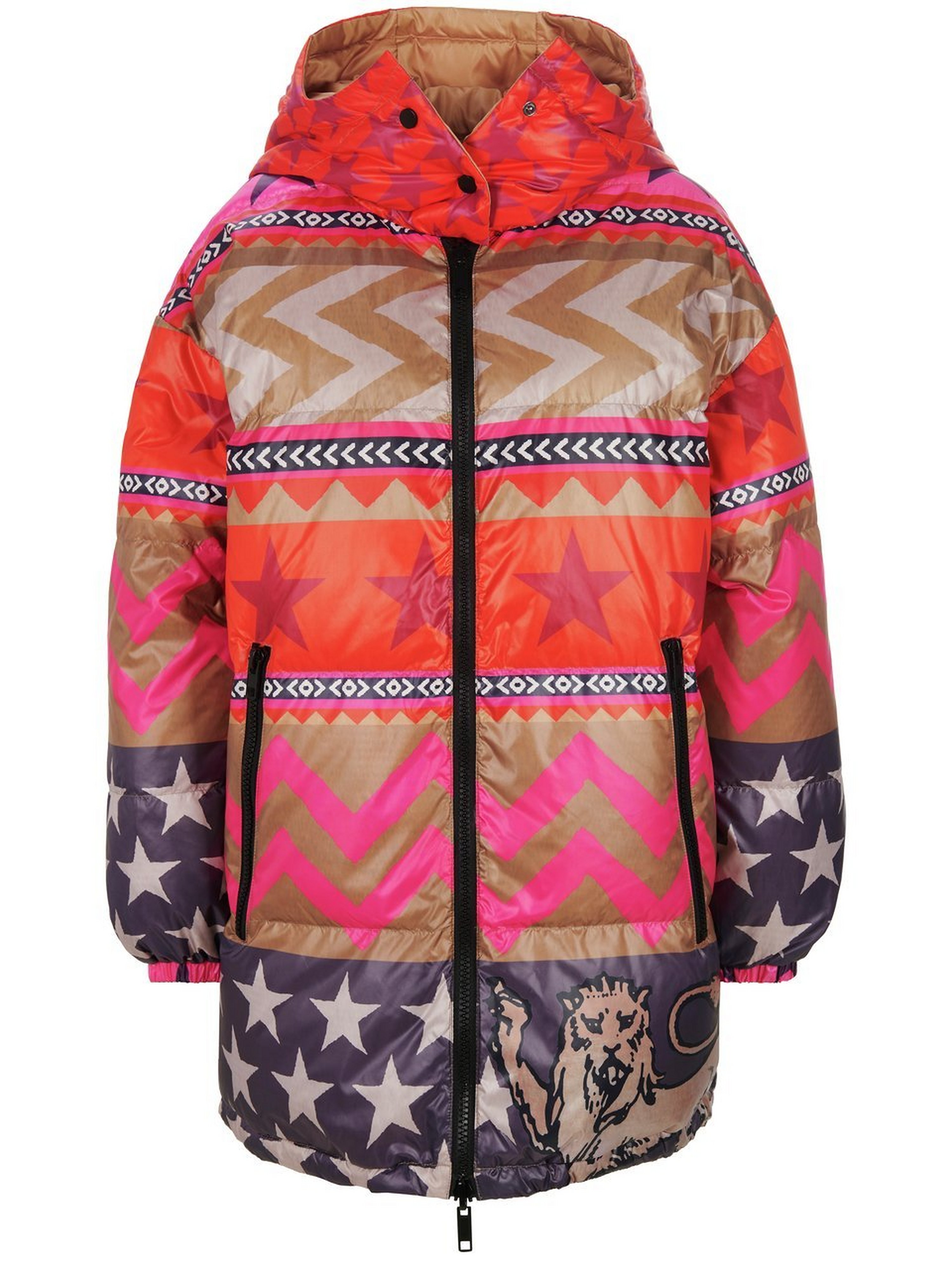 Steppjacke mit Stehkragen