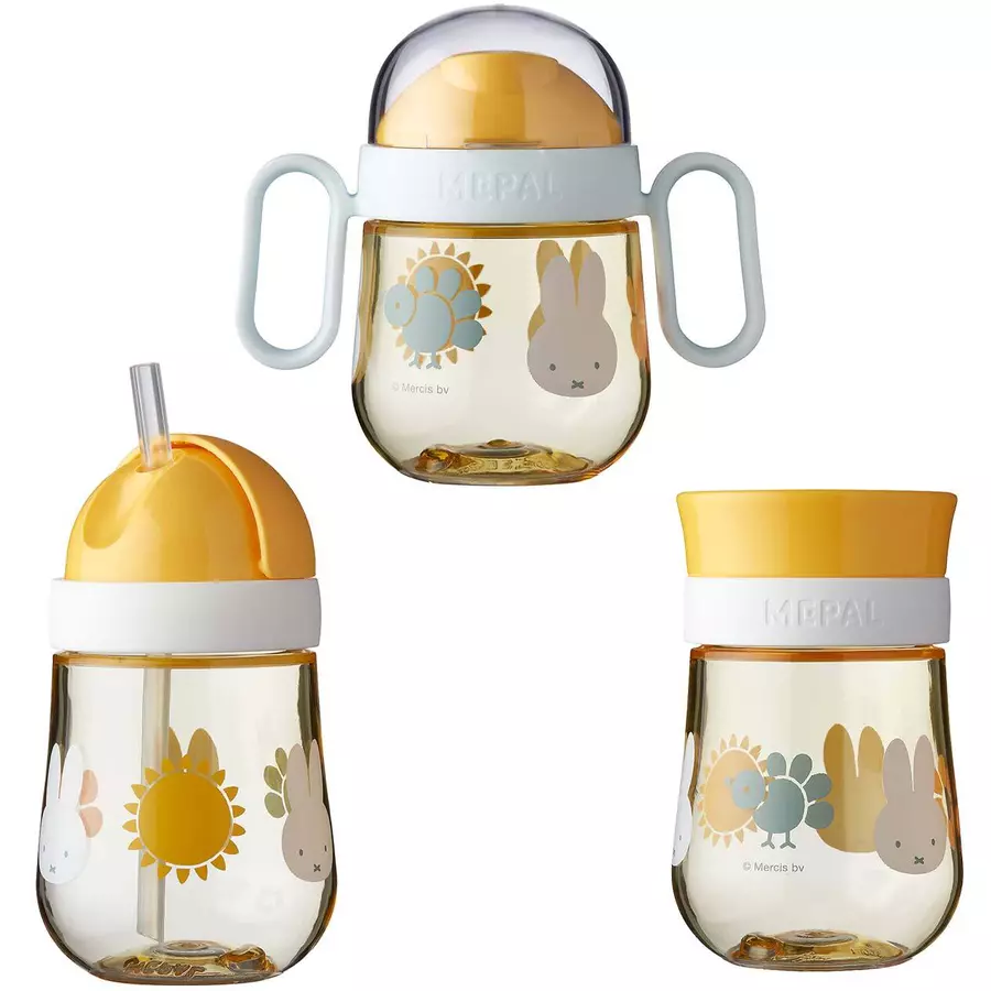 Mepal Trinklernbecher Mio 3er Set gelb